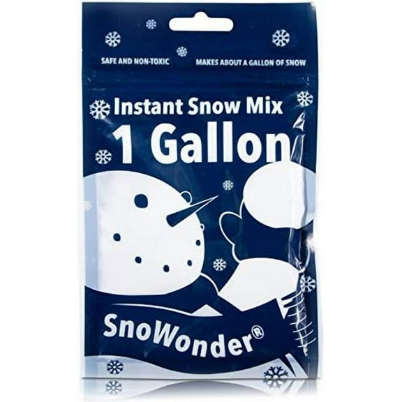 Instant Snow Fake Artificial Snow - Ideal for Making Cloud Slime, Mix Makes 4 litres of Fake Snow$$Home Decor, Kitchen, & Other