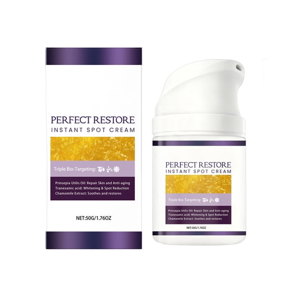 Instant Spot Cream with Triple Bio-Targeting Formula, Brightens Complexion, Reduces Dark Spots, Soothes & Nourishes Skin, Ideal for Daily Facial Skincare