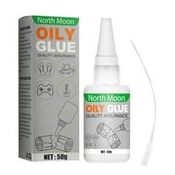 Instant Super Glue for Repair 50g/1.76 Ounce Waterproof Long-lasting Strong Adhesive with Anti-clogging Needle Screw Cap