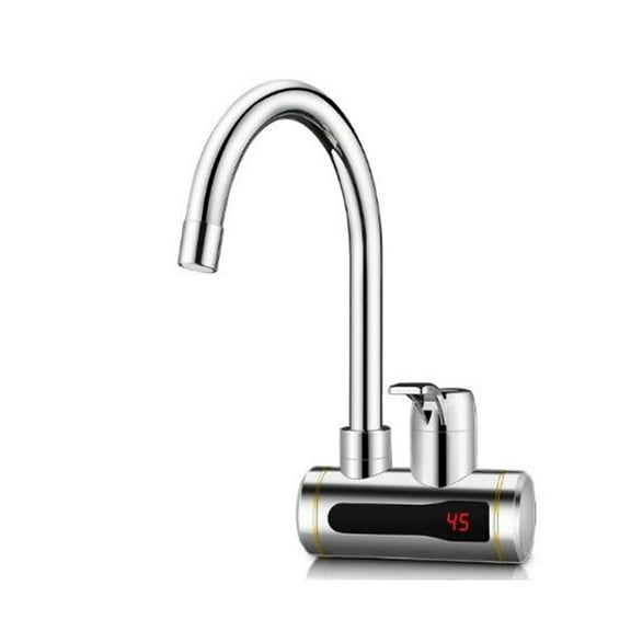 Instant Tankless Electric Hot Water Heater Faucet Kitchen Instant Heating Tap Water Heater with LED Temperature Display