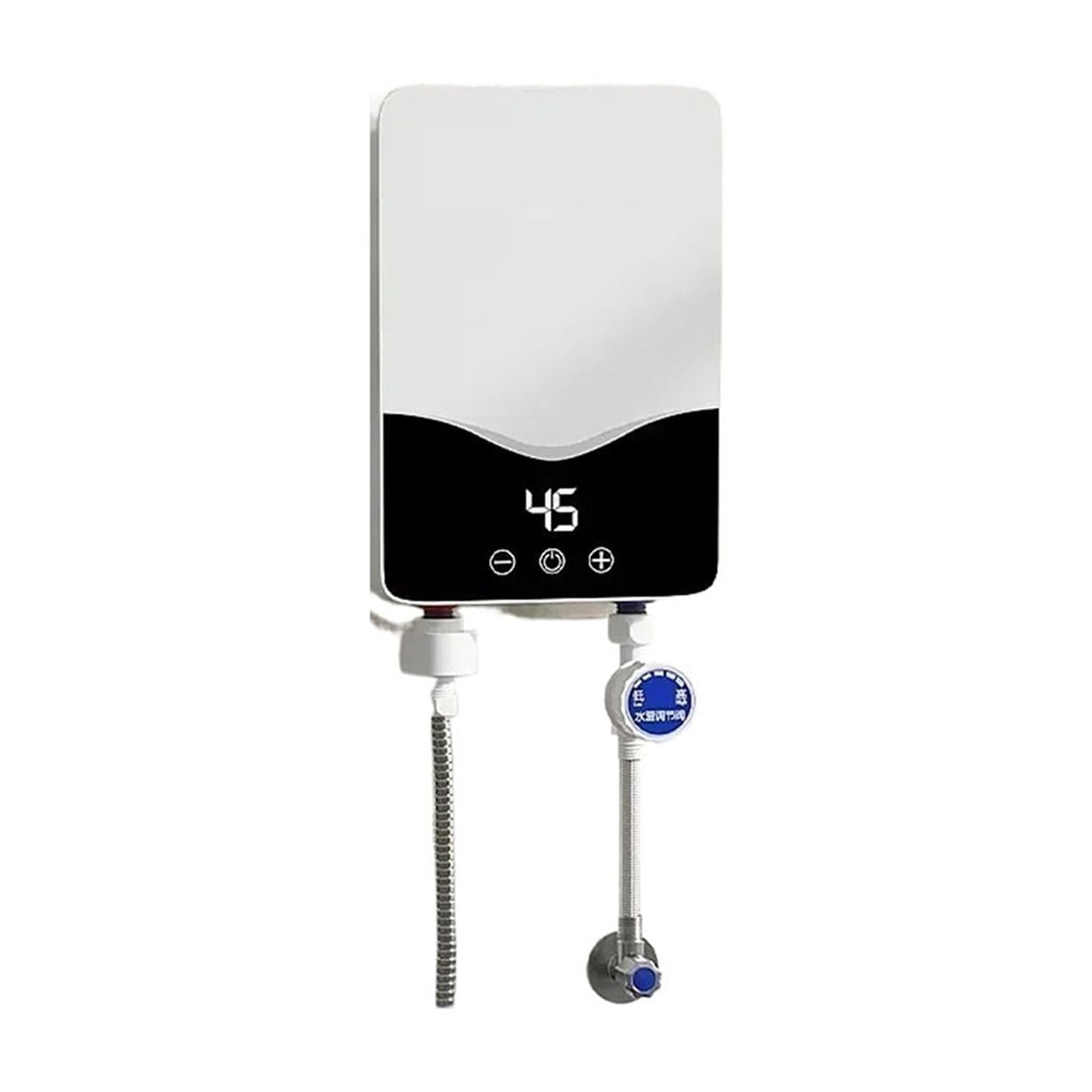 Instant Tankless Water Heater For Bathroom, 5.5kw Electric Instant Hot Water Heater With Self-modulating,Overheating Protection ,Safety Protections