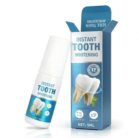 Topkech Instant Teeth Whitening Paint, Advanced Tooth Whitener Gel for White Teeth, Get Confidence