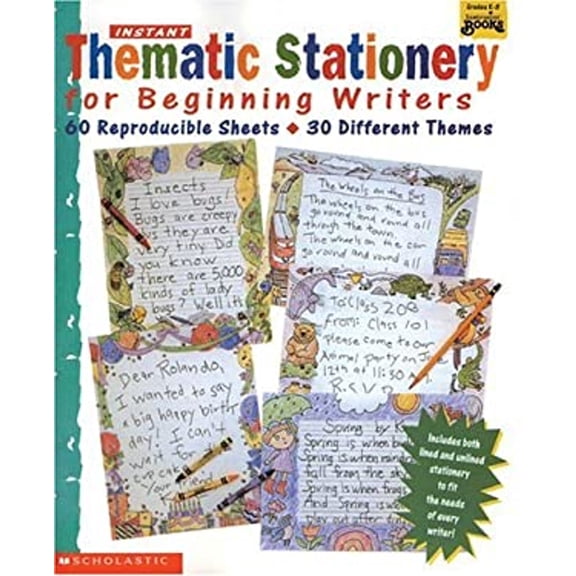 Pre-Owned Instant Thematic Stationery for Beginning Writers: 60 Reproducible Sheets, 30 Different Themes (Paperback) 0590266101 9780590266109