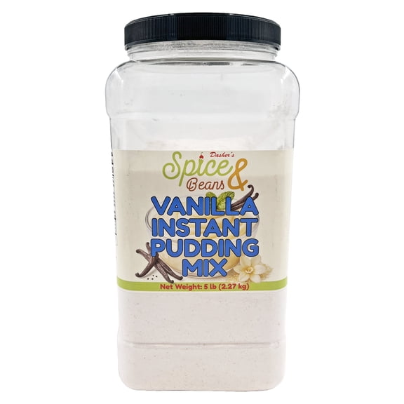 Instant Vanilla Pudding Mix | By Dasher's Spice & Beans | 5 lb.