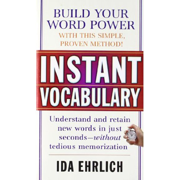 Pre-Owned Instant Vocabulary (Paperback) 0671677276 9780671677275
