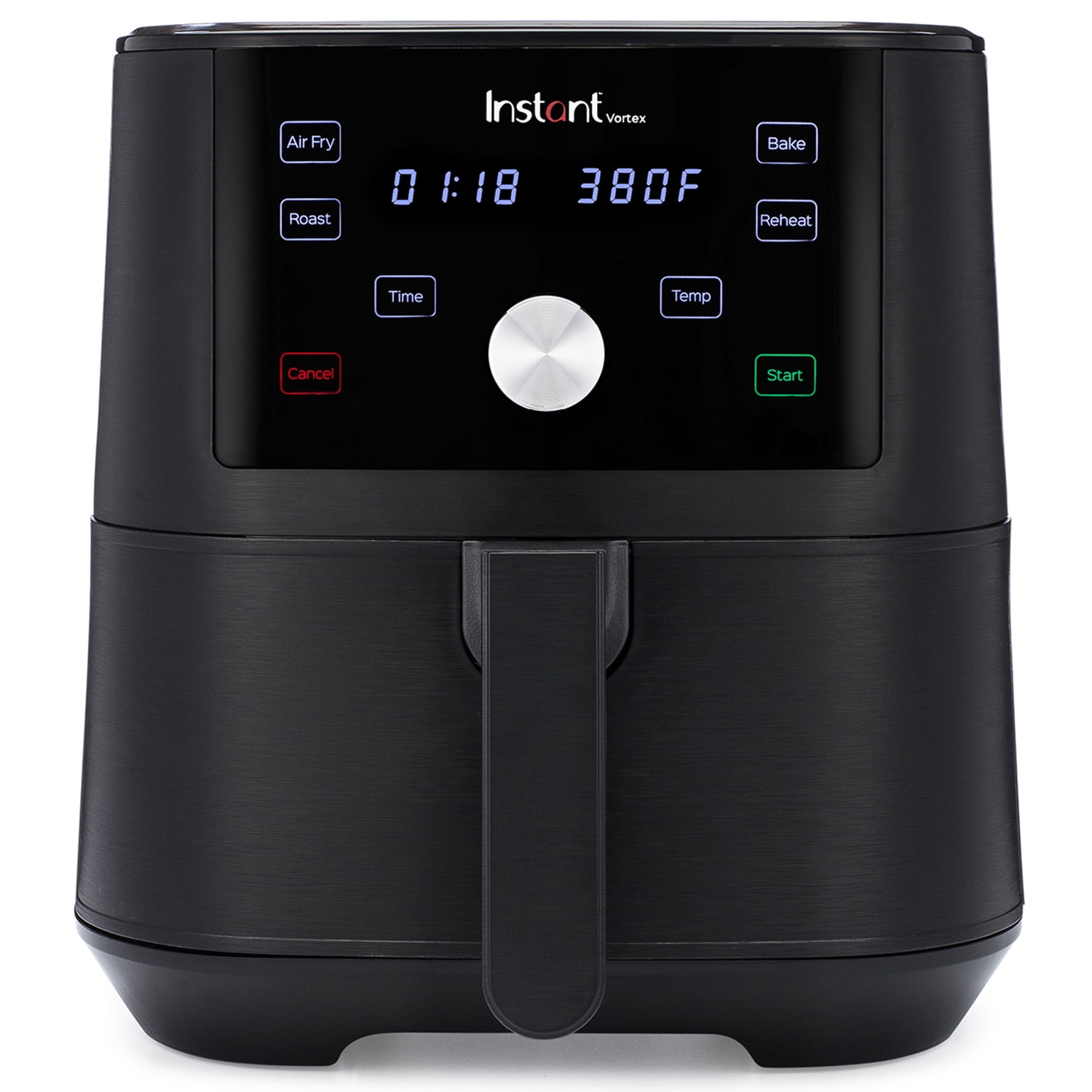 Instant Pot Vortex 6 Quart Air Fryer Black Easy Cleaning Fast Cooking Healthy Food Preparations Walmart