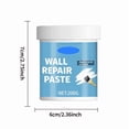 thumbnail image 1 of Instant Wall Repair Paste, Wall Mending Agent, Fills Cracks and Holes, Ideal for Damaged Walls and Ceilings, Perfect for Renters and Homeowners, 1 of 7