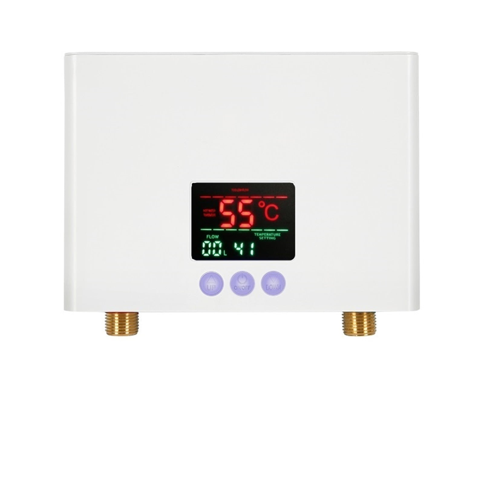 Instant Water Heater 3000W Bathroom Kitchen Wall Mounted Electric Water Heater LCD Temperature Display With Remote Control ,Safety Protections
