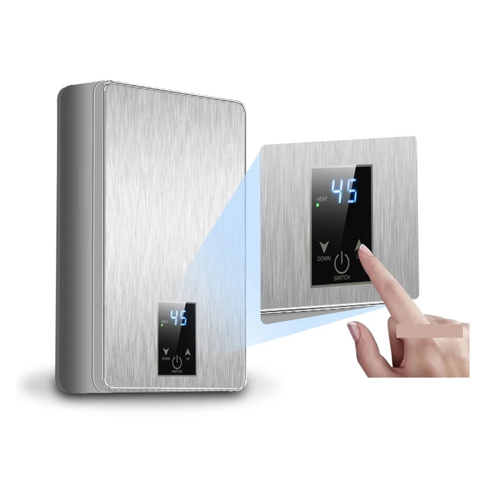 Instant Water Heater 6000W Electric Water Heaters Portable Electric Heaters For Bathroom Hot Water Shower Kitchen Heating ,Safety Protections