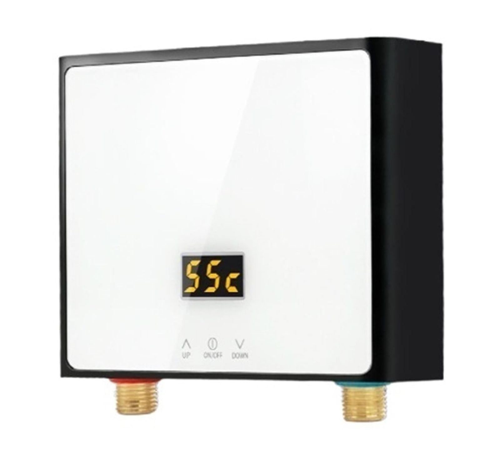 Instant Water Heater Bathroom Kitchen Wall Mounted Electric Water Heater LCD Temperature Display With Remote Control ,Energy Saving