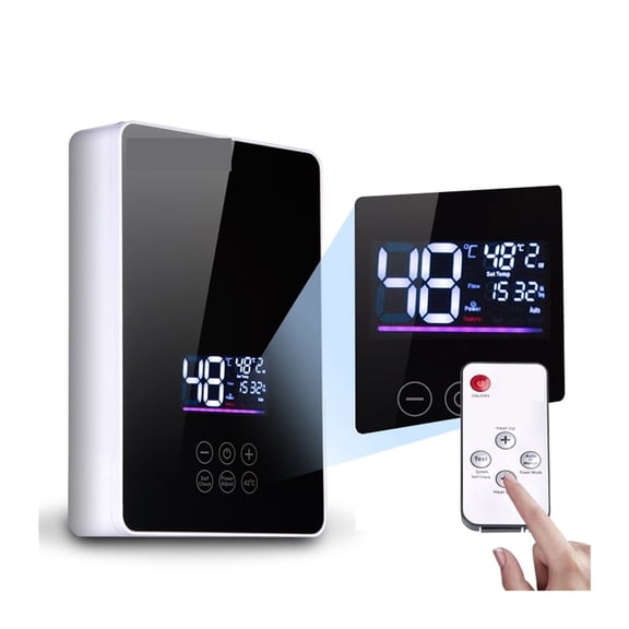 Instant Water Heater Shower Bathroom Faucet Hot Water Heater 6000W Digital Display For Country House Cottage Hotel Kitchen ,Energy Saving