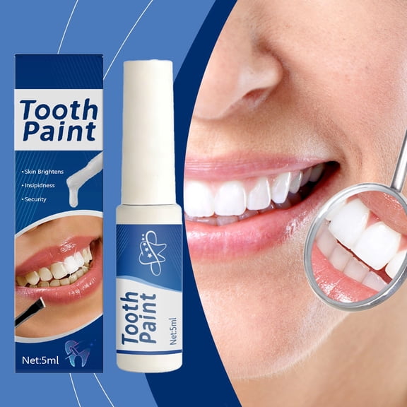 Instant White Teeth Enamel – Brush-On Lacquer for Immediate Whitening Effect, Covers Stains, for Special Events, Easy to Use