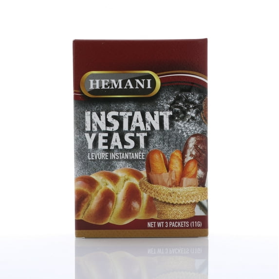 Instant Yeast 33g - Single Use Packets - 3 Packets per Box - Stays Fresh!