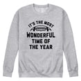 thumbnail image 1 of Instant message - Sunday Night Football - Men's Crew Neck Fleece Pullover, 1 of 5