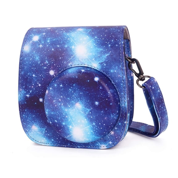 Instant mini 12 Camera Protective Case Compatible with Instax Mini 12 11,PU Leather Bag with Pocket and Adjustable Shoulder Strap