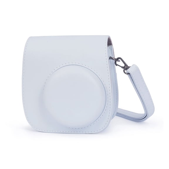 Instant mini 12 Camera Protective Case Compatible with Instax Mini 12 11,PU Leather Bag with Pocket and Adjustable Shoulder Strap