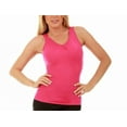 thumbnail image 1 of InstantFigure Activewear Compression Hi-Back Shirred Tank Top WA40011, 1 of 7