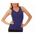 thumbnail image 1 of InstantFigure Activewear Compression Hi-Back Shirred Tank Top WA40011, 1 of 7