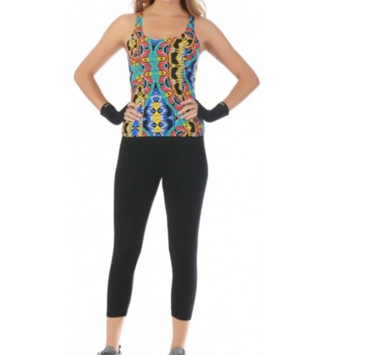 InstantFigure Activewear Cotton Lycra Casual Crop Pant - 14404M