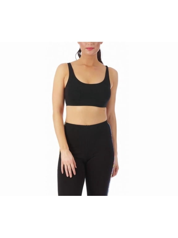 InstantFigure Activewear Cotton Lycra One Inch Wide Straps Crop Top 144006