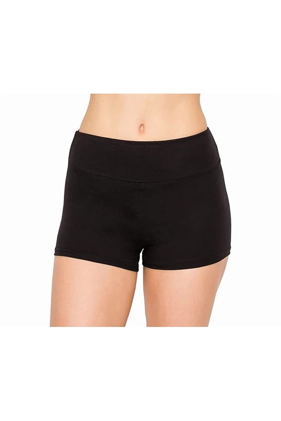 InstantFigure Activewear Cotton Lycra Stretch Short Shorts 144010