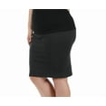thumbnail image 1 of InstantFigure Curvy Plus Size Short Pencil Skirt with Back Zip 16807MC, 1 of 14