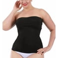 thumbnail image 1 of Women's InstantFigure WBT035X Curvy Strapless Bandeau Top (Black 3X), 1 of 20
