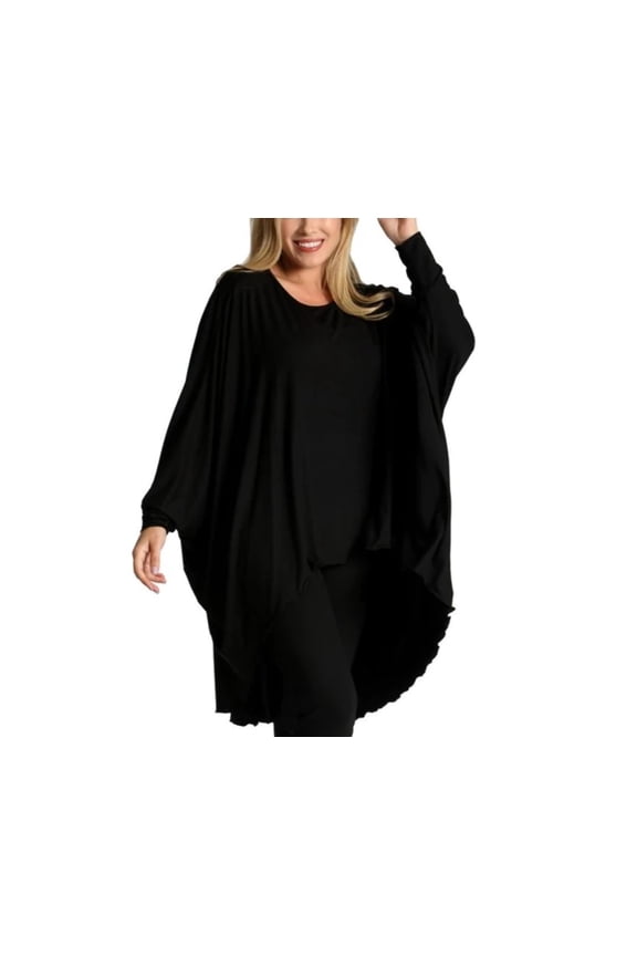 InstantFigure InstaWrap Shahl Cardi Top With Cuffs 169COCT