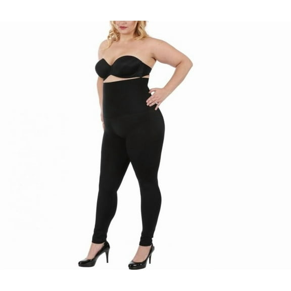 InstantFigure Plus Size Hi-Waist Compression Leggings WPL016C