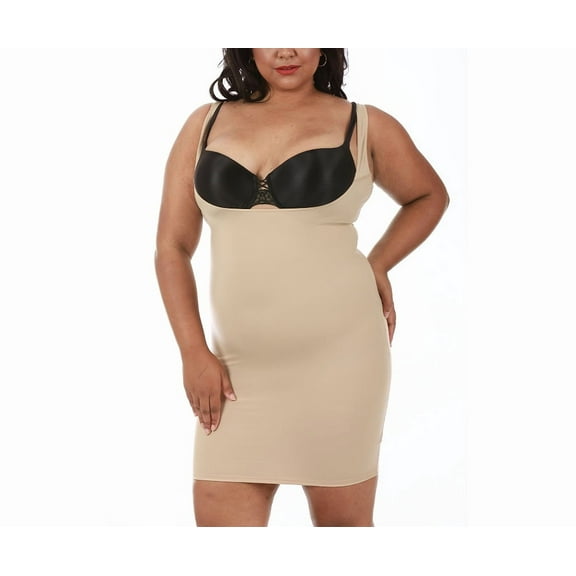 InstantFigure Underbust Tank Dress Curvy Plus Size Shapewear WD40151C