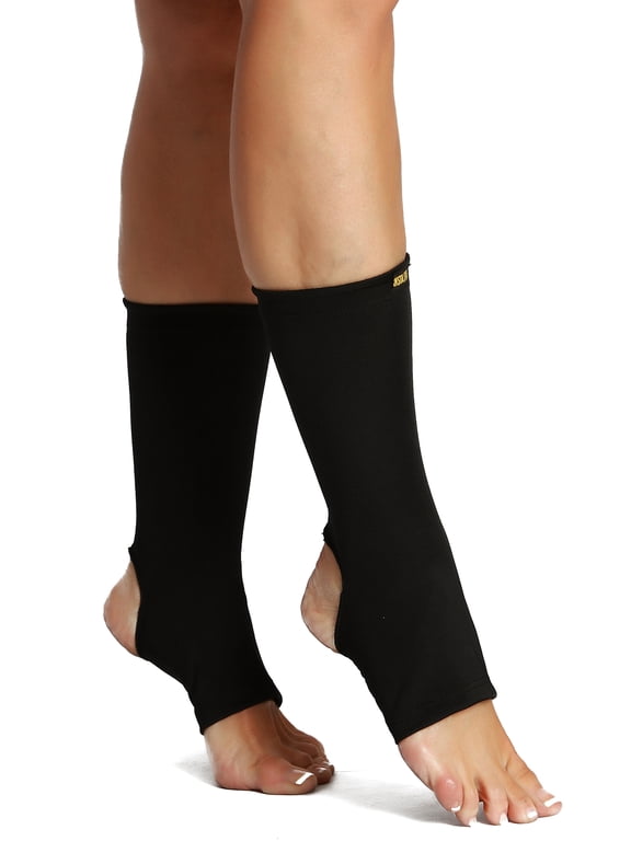 Men's Insta Slim AL60021 Instant Recovery Compression Ankle Support Sleeves (Black 3X)