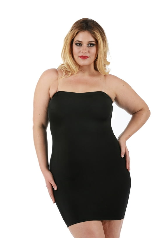 Women’s Compression Shaping Strapless Tube Dress