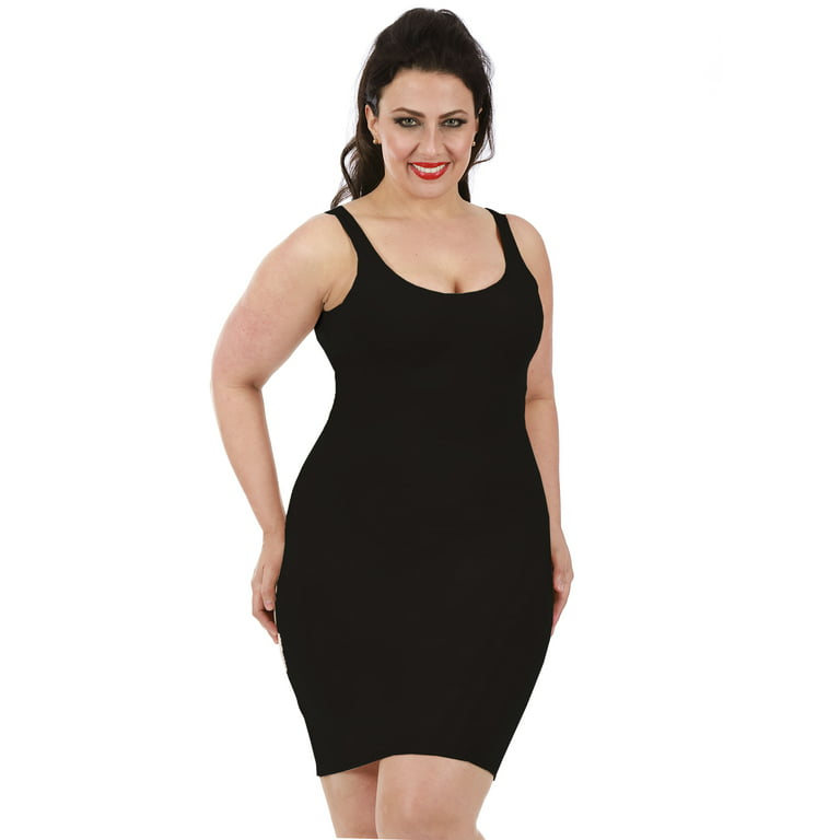 InstantFigure Women's Firm Compression Shaping and Slimming Cami Slip Dress  