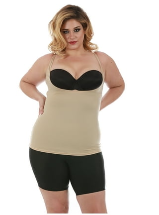 InstantFigure Women’s Firm Compression Shaping Strapless Bandeau Top
