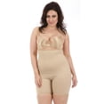 thumbnail image 1 of Women's InstantFigure SH4171X Curvy Hi-Waist Slimming Booty Short (Nude 4X), 1 of 2