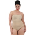 thumbnail image 1 of Plus Size InstantFigure Bandeau Brief Bodysuit Shapewear WBS012C, 1 of 2