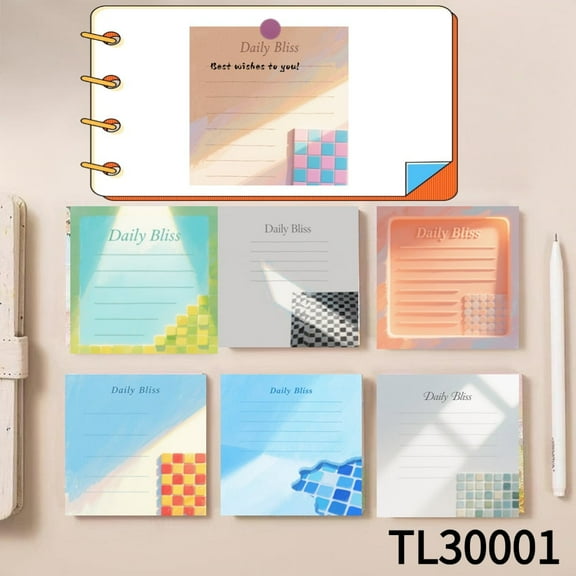 Instantly Accessible Convenience with Sticky Notes (3.543.54 Inches),100-Pack with105 Various Emoticon Stickers,Whimsical Fry Adventures on Every Page