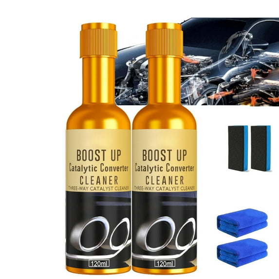 Instantly Cleaning Catalytic Converter - Catalytic Converter Cleaner Auto Parts Engine, Compromisen Instant Car Exhaust Handy Cleaner,Fuel System Treatment Oil Additive for Gas and Diesel Car