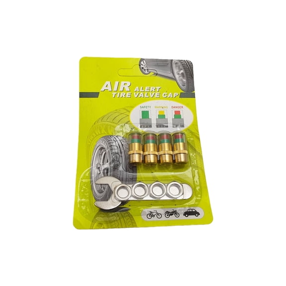 Instantly Tire Pressure Alert Caps Car Tire Pressure Indicators Corrosions Resistant Design Universally Car Accessories