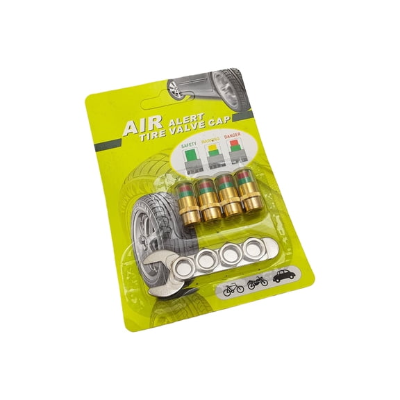 Instantly Tire Pressure Alert Caps Car Tire Pressure Indicators Corrosions Resistant Design Universally Car Accessories