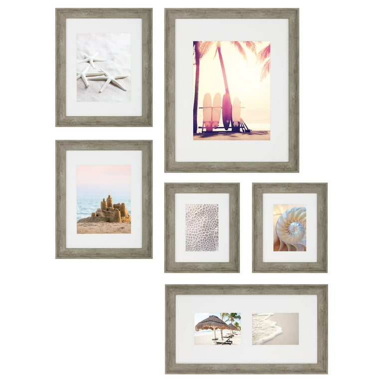 Instapoints 6 Piece Gallery Wall Picture Frame Set in Multiple