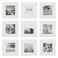 thumbnail image 1 of Instapoints 9 Piece Gallery Wall 8" x 8" Picture Frame Set with Decorative Art Prints & Hanging Template, 1 of 7