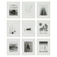 thumbnail image 1 of Instapoints Gallery Wall 8x10 Picture Frame Set with Hanging Template, Set of 9 - White, 1 of 10