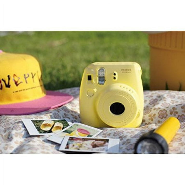 FUJIFILM instax mini 8 ハニーデザイン Fujifilm Instax Mini 8+ (Honey) Instant Film Camera + Self