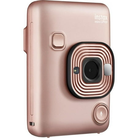 Fujifilm - instax mini LiPlay Instant Film Camera - Blush Gold