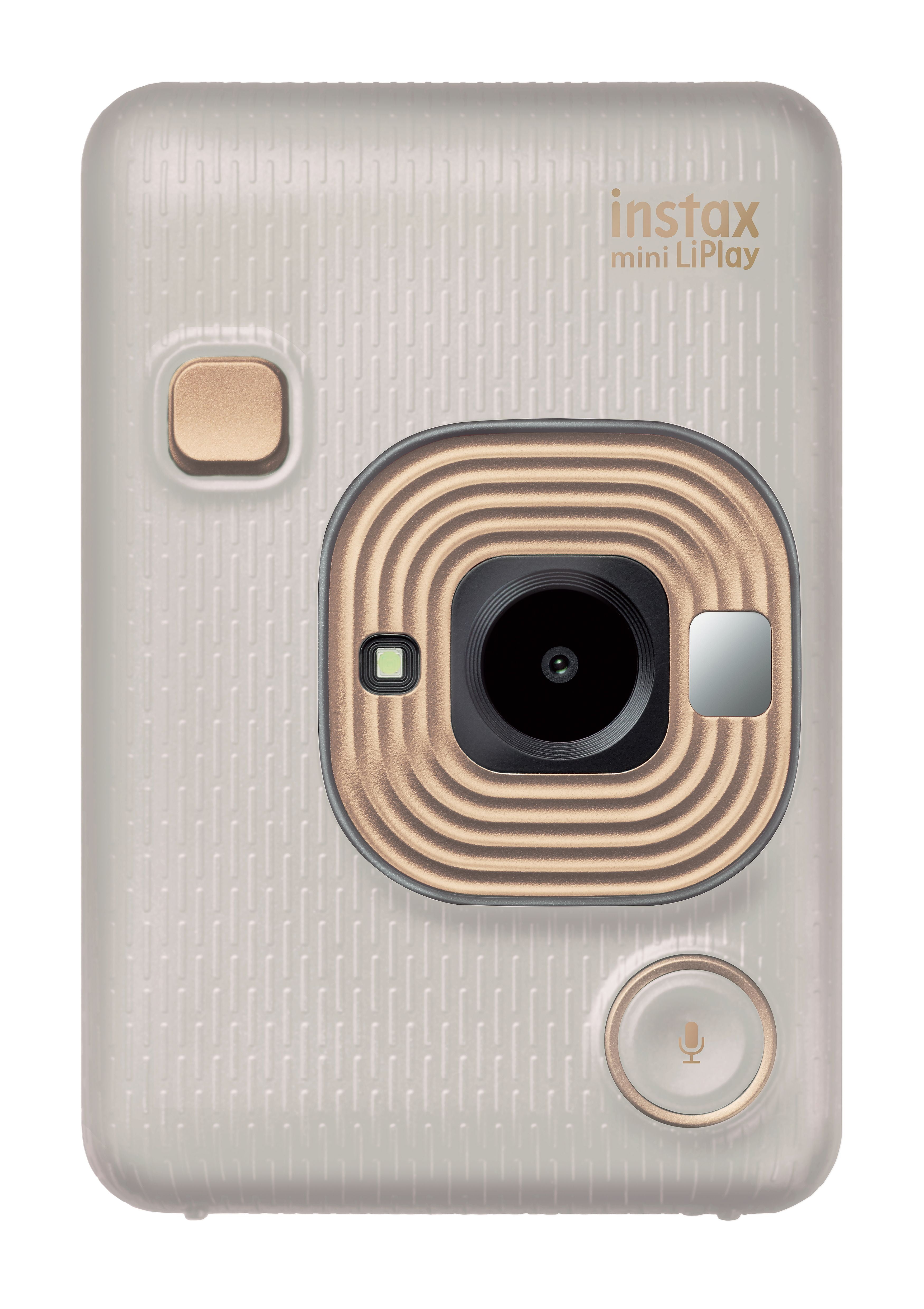 FUJIFILM INSTAX mini LiPlay Hybrid Instant Film Camera with Film, Memory  Card Bundle, Stone White at KEH Camera