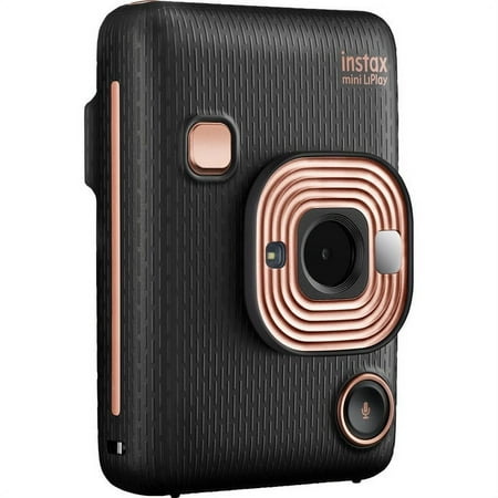 Fujifilm - INSTAX MINI LiPlay Instant Film Camera - Elegant Black