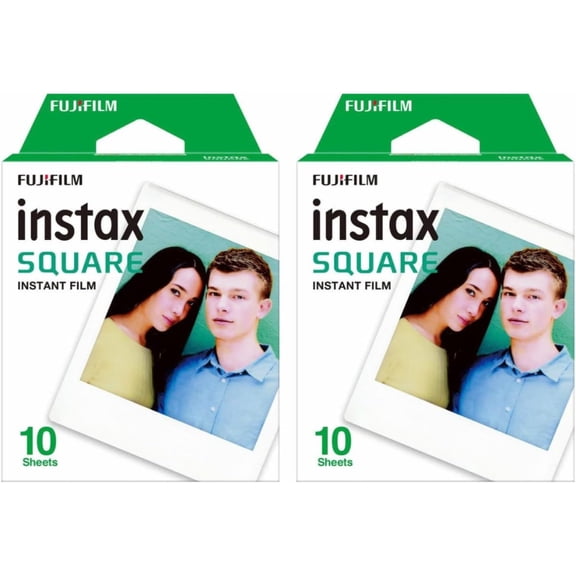Instax Square Film US Twin Pack (2 boxes)
