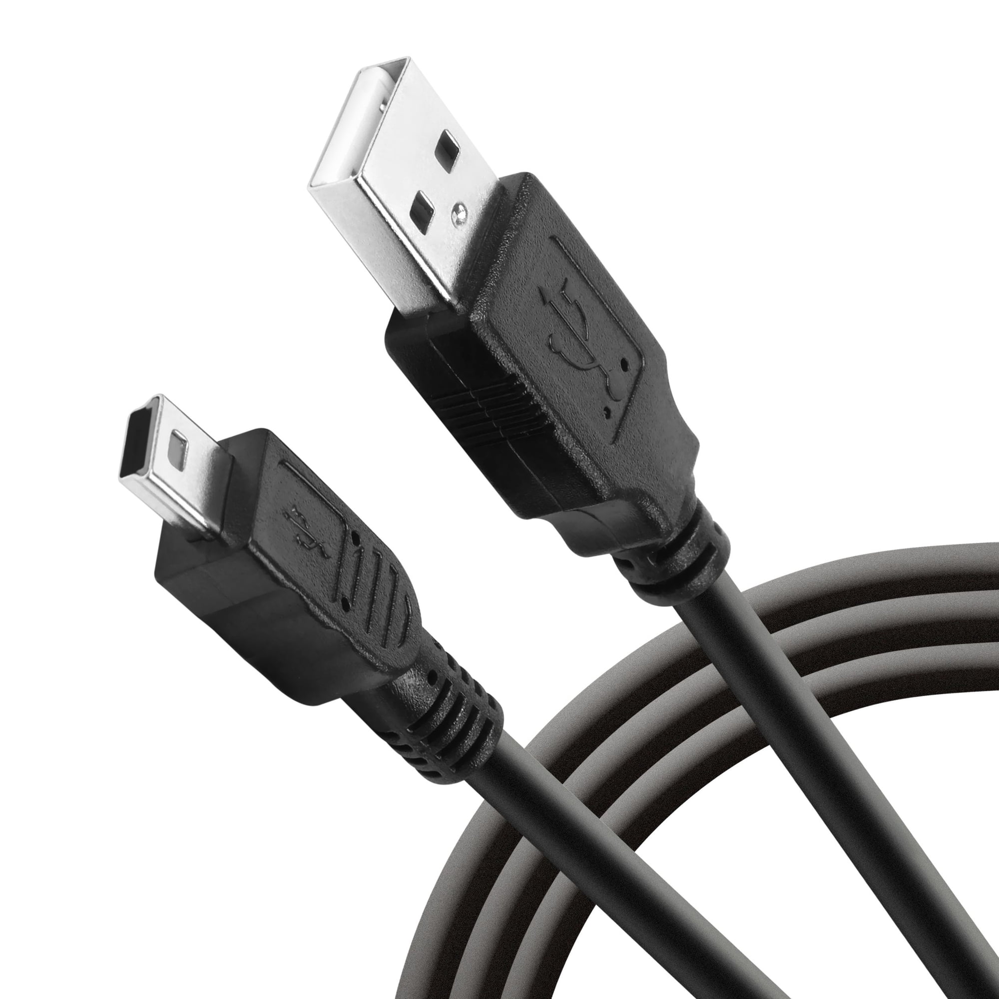 Insten 10' USB 2.0 A to Mini B 5pin Male Data Sync Charger Cable