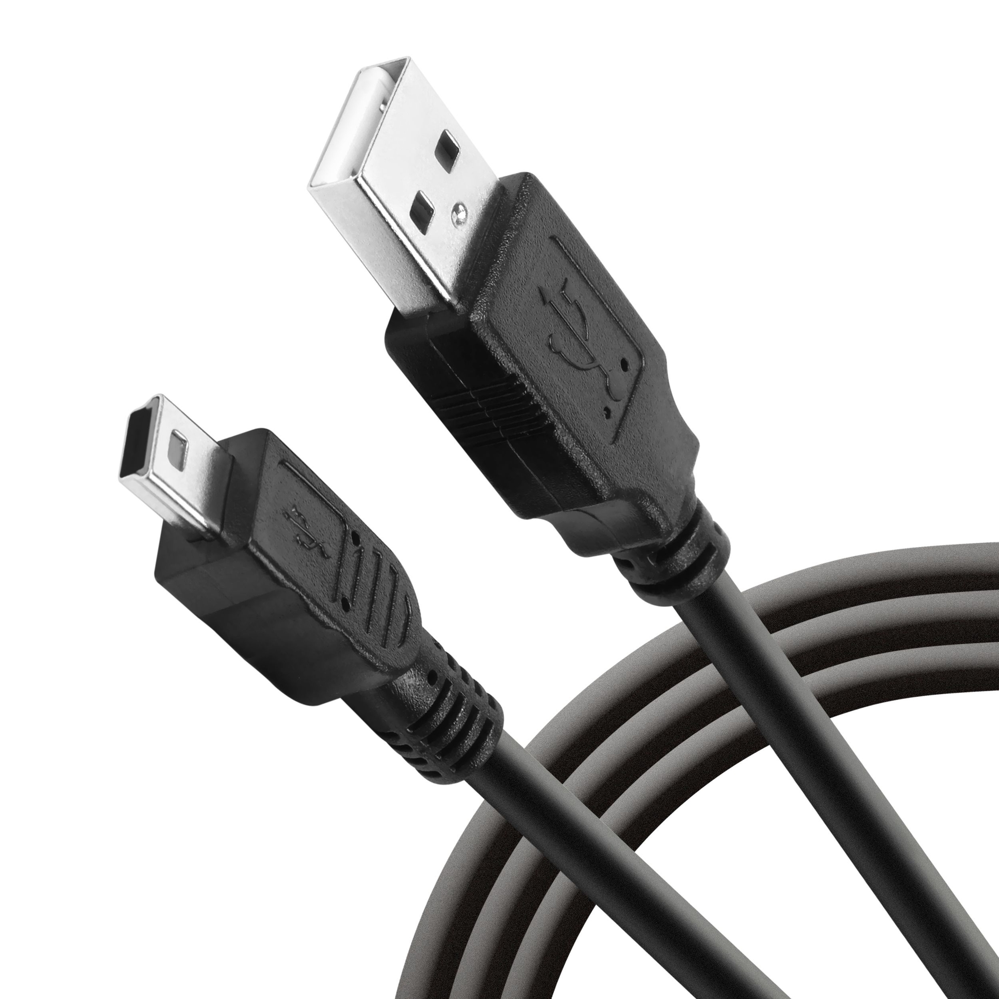 Cavo USB 2.0 DIGITUS LP7121 – Da USB A A Mini B (5 Pin) 1,8m, M/M, Schermato, Per Collegare Hard Disk Esterni E Fotocamere